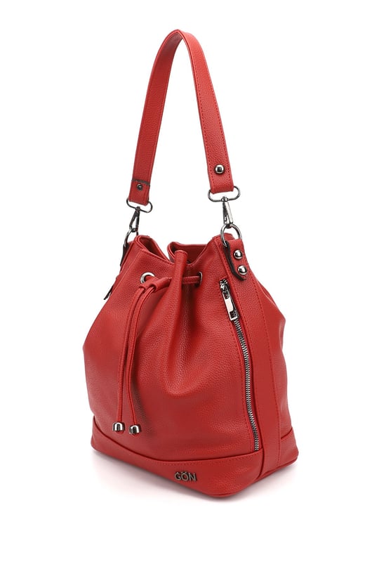 GÖNDERİ® Medium Size Women's Drawstring Shoulder And Backpack Q0494