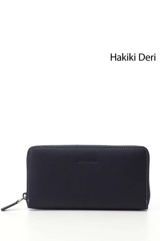 Kadın Laciverte Antrasit Yatay Hakiki Deri Cüzdan