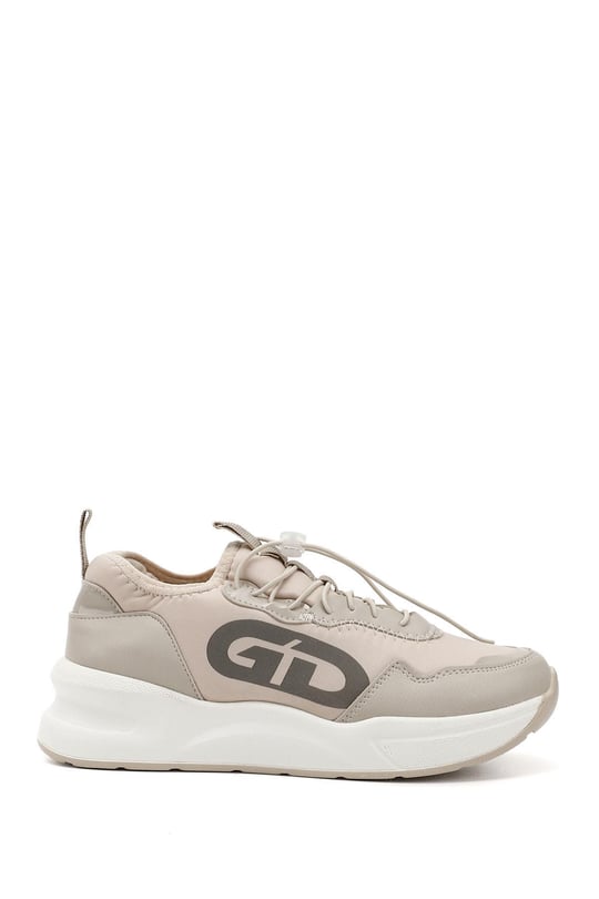 Kadın Nude Dolgu Taban Triko Comfort Sneaker