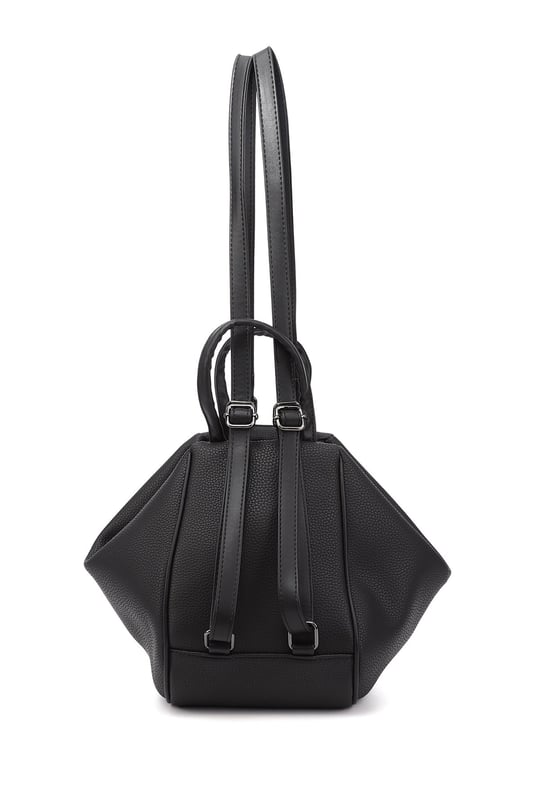 Women's Black Handbag and Backpack