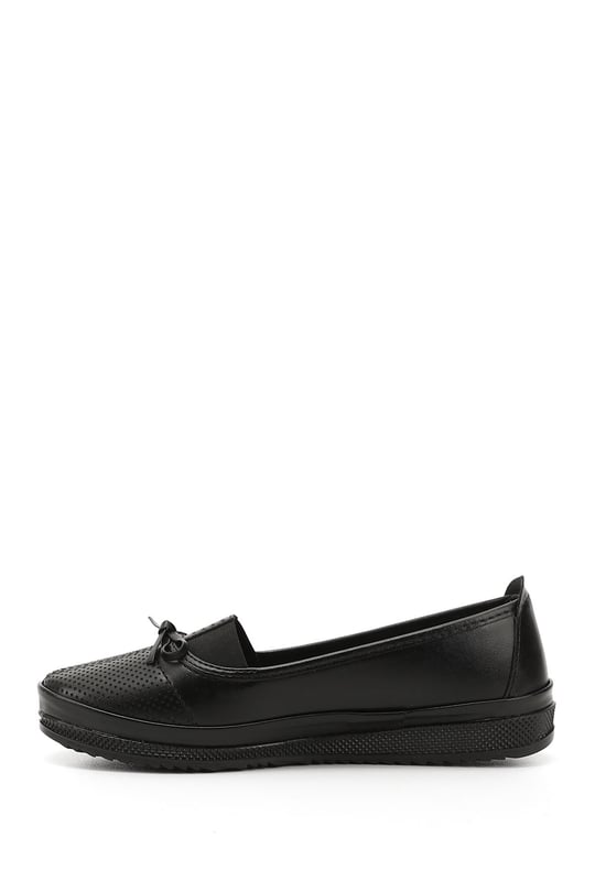 Women's Black Bowknot Comfort Shoes