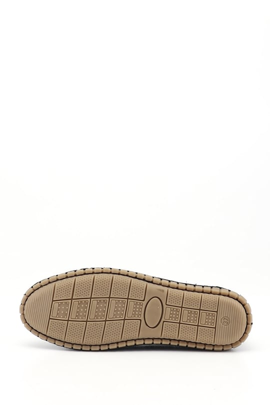 Kadın Siyah Fiyonklu Hakiki Deri Comfort Loafer