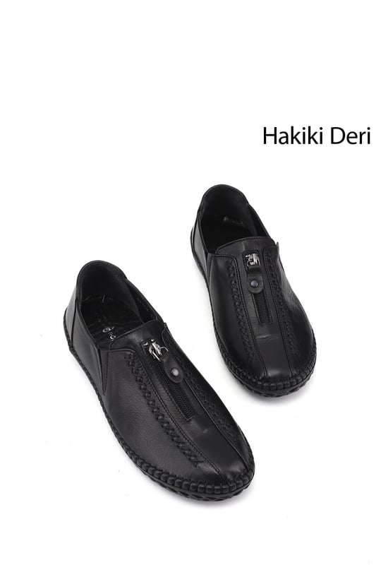 Kadın Siyah Hakiki Deri Comfort Ayakkabı