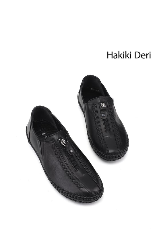 Kadın Siyah Hakiki Deri Comfort Ayakkabı