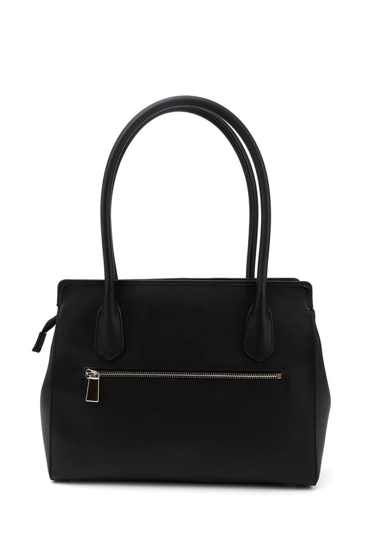 Women's Black Genuine Leather Hand and Shoulder Bag