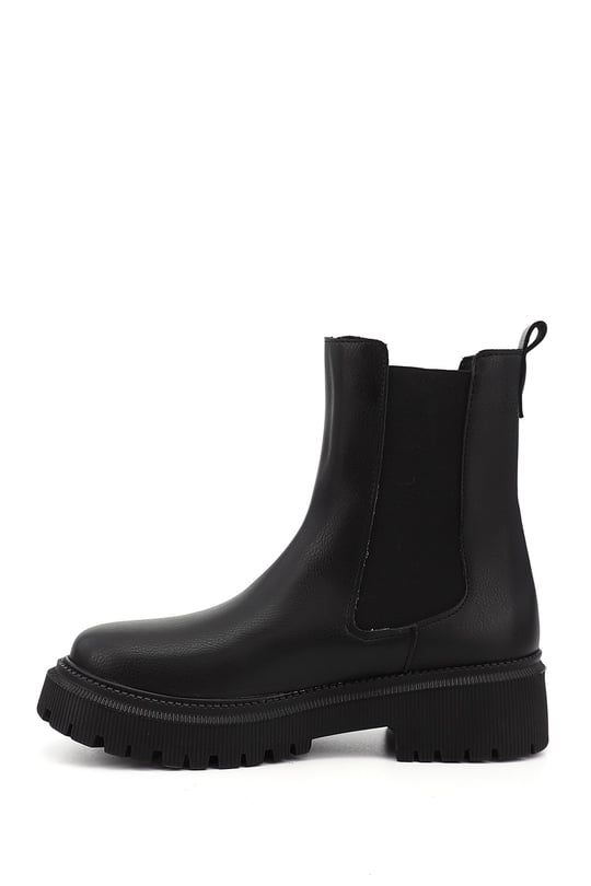 Women's Brown Zippered Pointed Toe Thick Heel Boots