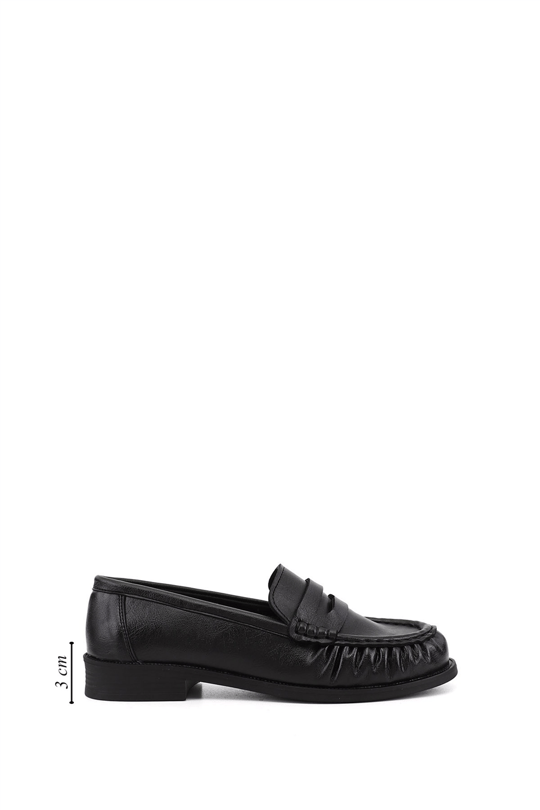 Kadın Siyah Loafer Ayakkabı