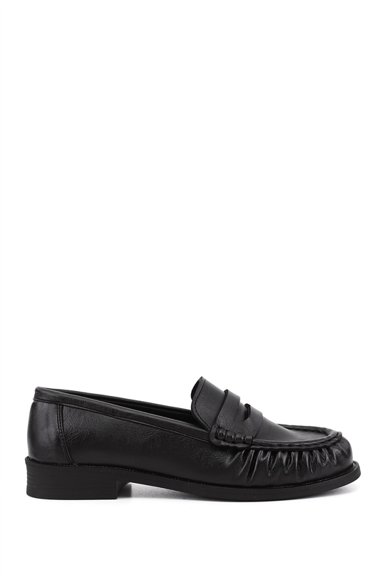 Kadın Siyah Loafer Ayakkabı