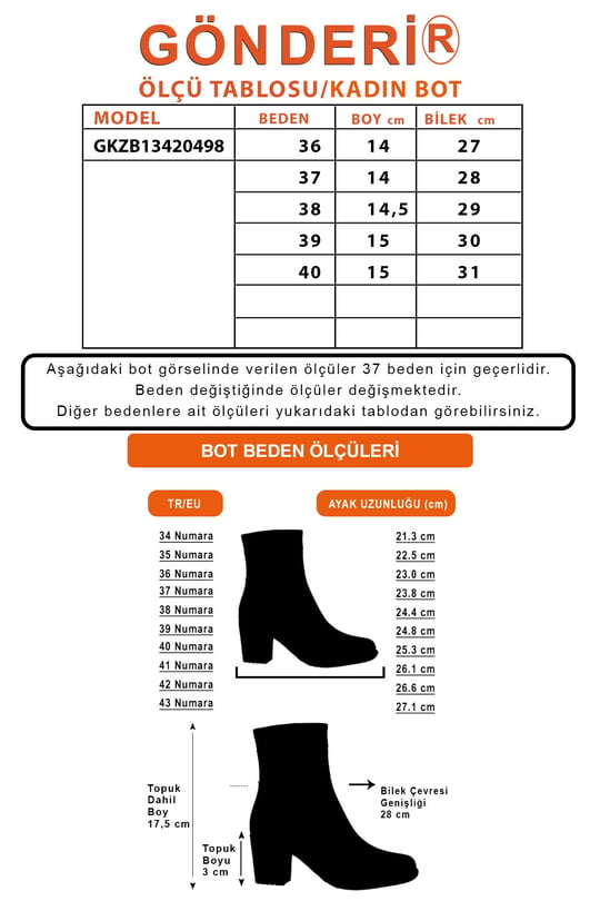 Kadın Siyah Nubuk Fermuarlı Kauçuk Taban Postal Bot