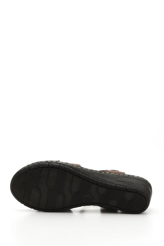 Kadın Taba Dolgu Topuk Comfort Sandalet