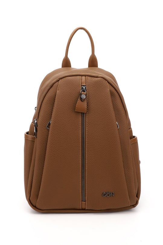 Women's Tan Hand and Backpack