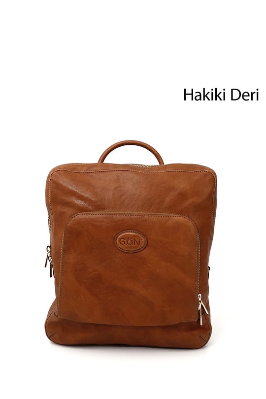 Kadın Taba Yıkama Hakiki Deri El Ve Sırt Çantası