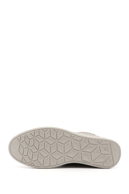 Women's Stone Lace-up Genuine Leather Sneaker