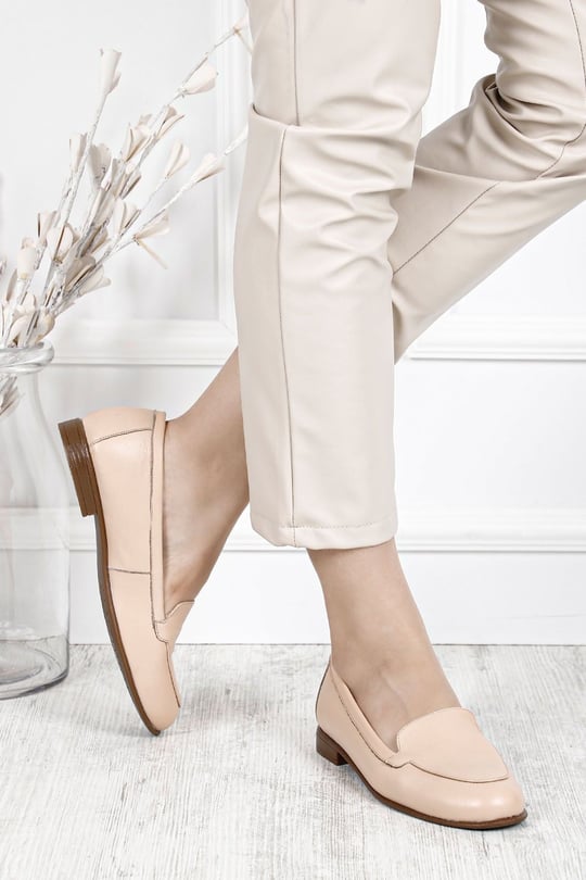 Women's Skin Genuine Leather Ballerina