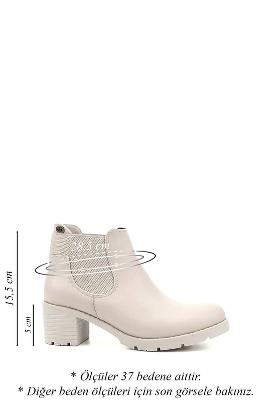 Women's Skin Chunky Heel Chelsea Boots