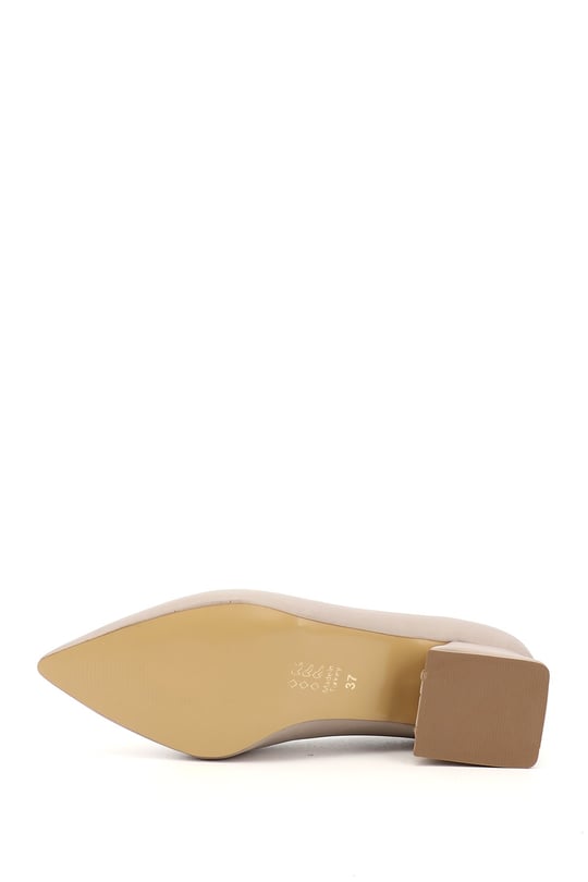 Women's Pointed Toe Short Thick Heel Shoes