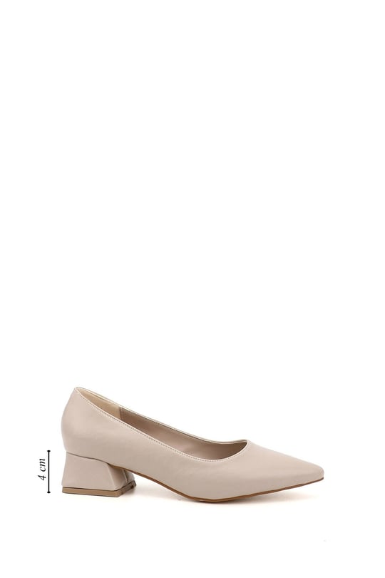Women's Pointed Toe Short Thick Heel Shoes