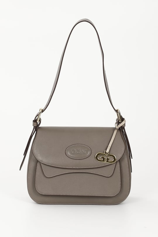 Gon Platinum Genuine Leather Small Size Women's Shoulder Bag K8365