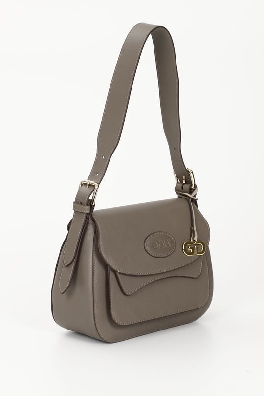 Gon Platinum Genuine Leather Small Size Women's Shoulder Bag K8365