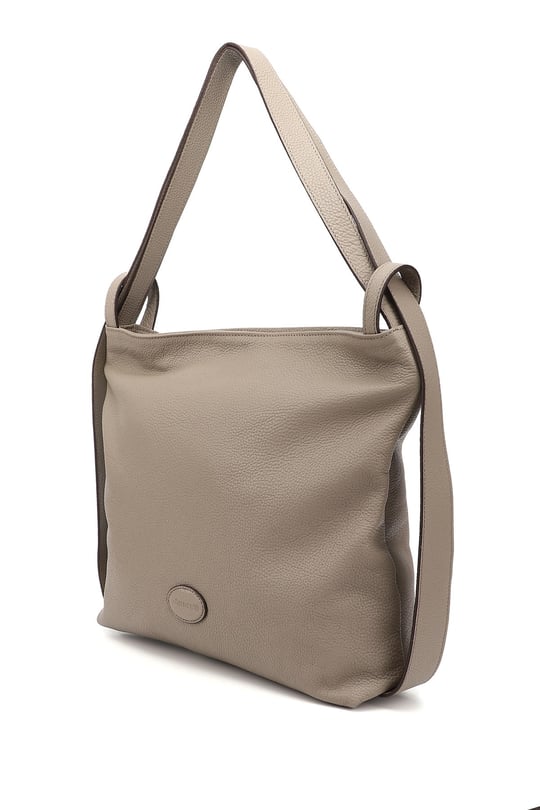 Women's Mink Floater Genuine Leather Shoulder and Backpack Bag