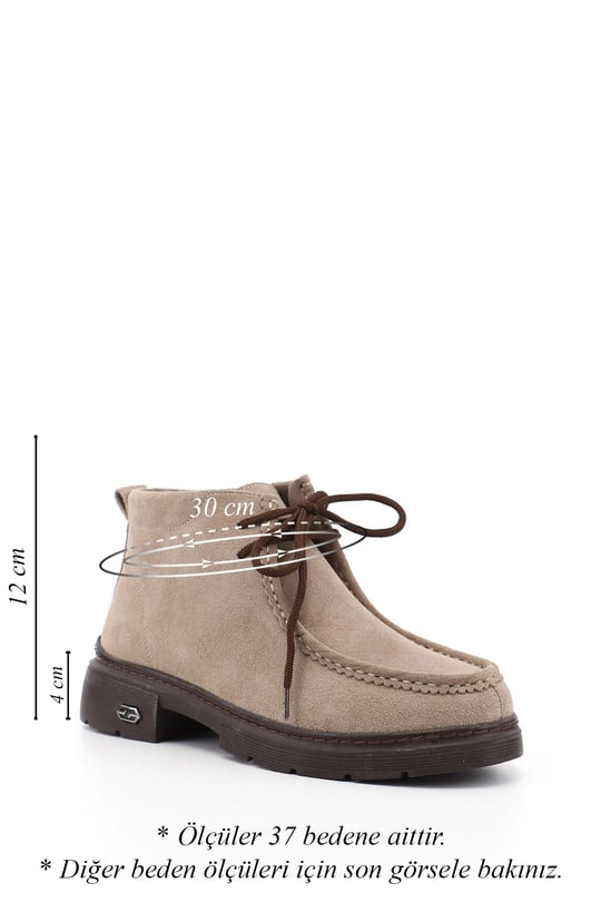 Women's Mink Suede Chunky Heel Chelsea Boots