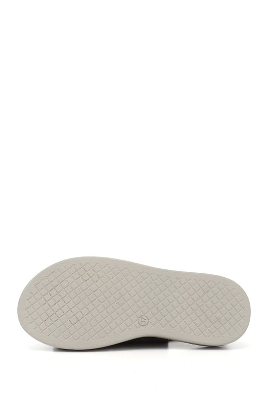 Kadın Vizon Süet Cırtlı Tokalı Dolgu Taban Hakiki Deri Comfort Sandalet