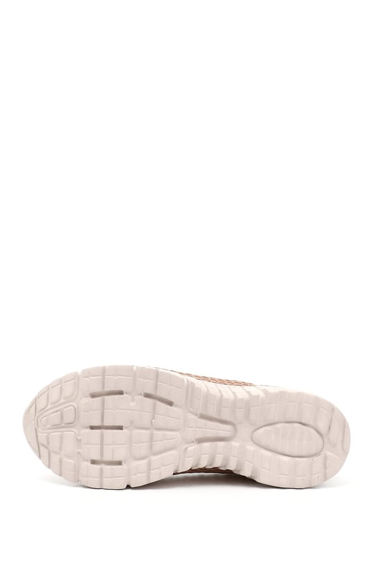 Kadın Vizon Triko Memory Foam Tabanlıklı Comfort Sneaker
