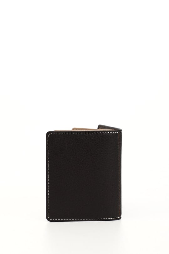 Kahveye Vizon Gön Hakiki Deri Unisex Kartlık 06499