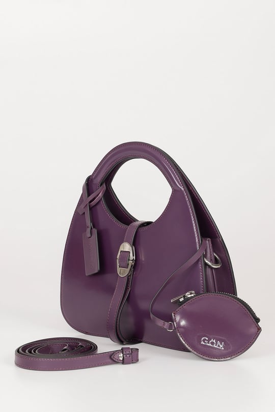 Gon Platinum Genuine Leather Small Size Women's Hand And Shoulder Bag K8150