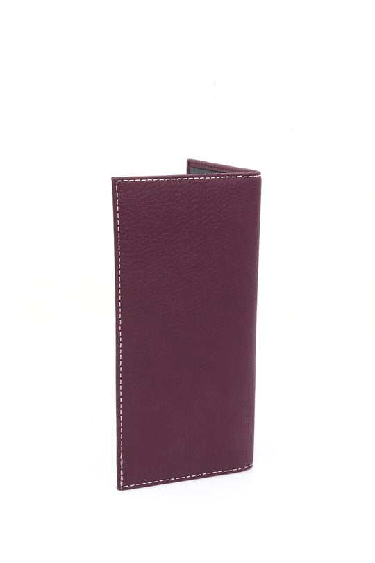 Mürdüme Antrasit Gön Hakiki Deri Unisex Cüzdan 06802