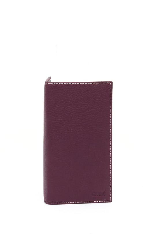 Mürdüme Antrasit Gön Hakiki Deri Unisex Cüzdan 06802