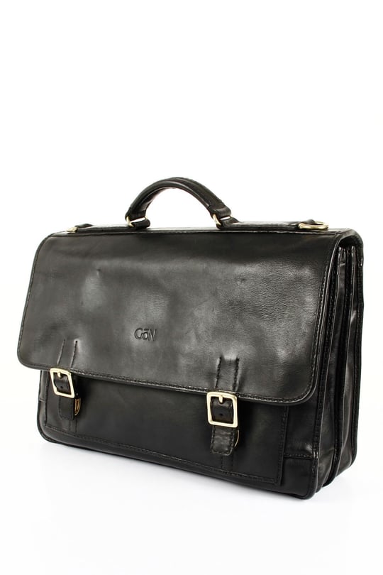 Gon Genuine Leather Handcrafted Women's and Men's Briefcases  B2034