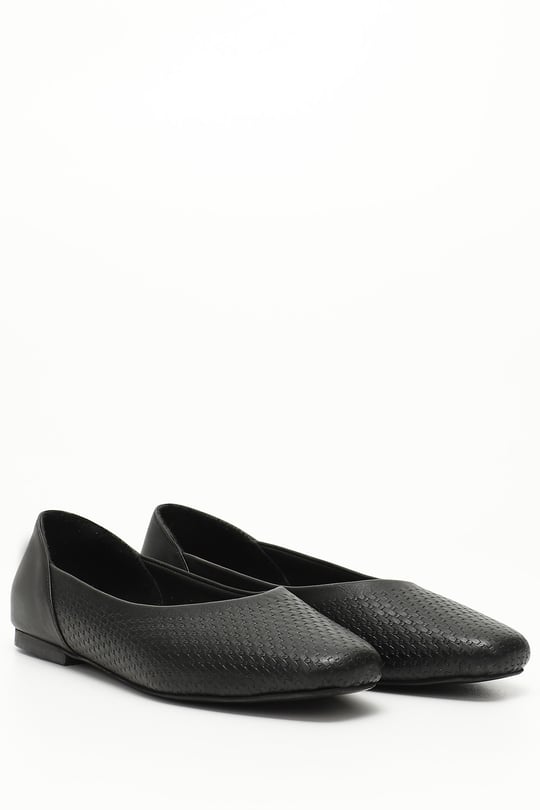 Gön  platinum Genuine  leather bulk nose flat sole female Babette 34619