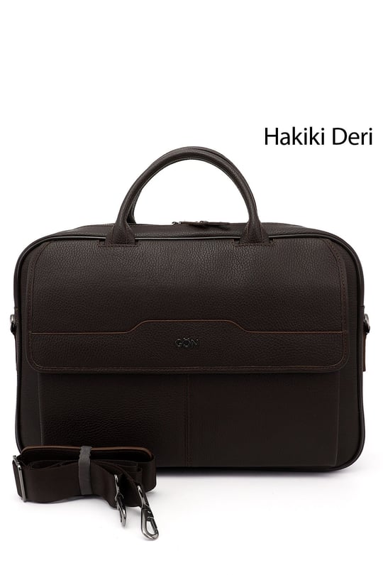 Gon Genuine Leather Unisex Large Size Briefcase B0623