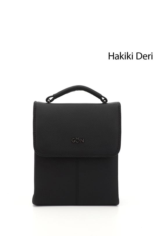 Brown Medium Unisex Genuine Leather Shoulder Bag