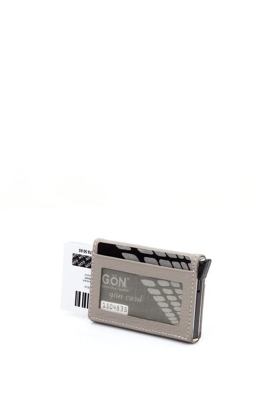 Vizon Gön Hakiki Deri Unisex Mekanizmalı Kartlık 06612