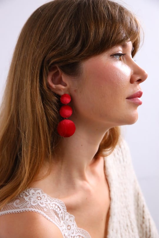 Velvet earrings hotsell online