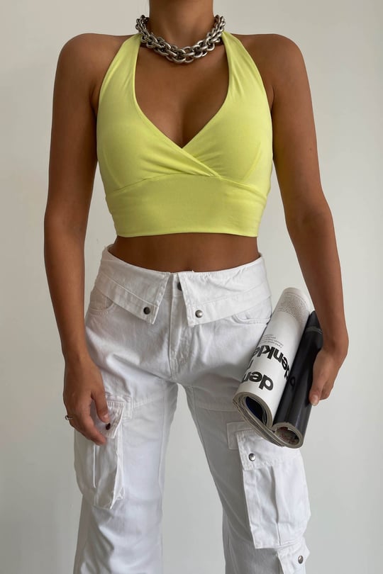 Boyundan Gecmeli Crop Top My Love Butik Modadaki Goz Al c kl k