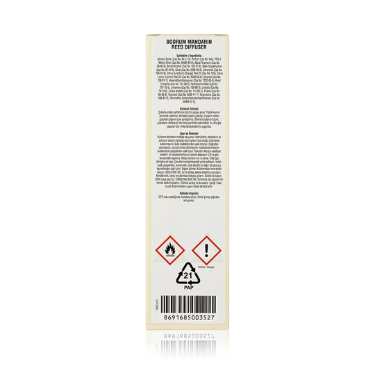 Bodrum Mandarin Çubuklu Oda Kokusu 50 ml