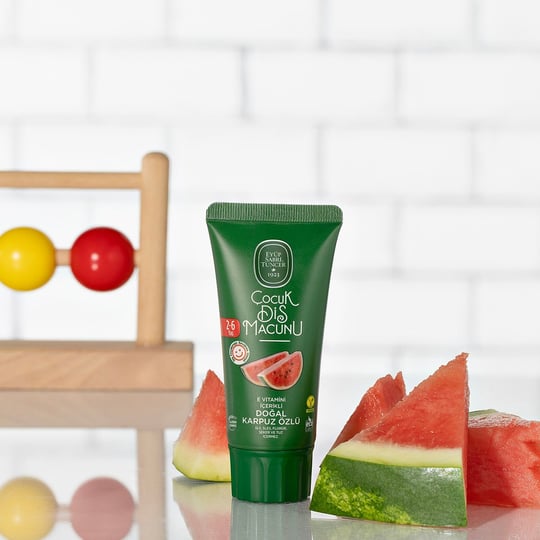 Doğal Karpuz Özlü 2-6 Yaş Çocuk Diş Macunu 60 ml