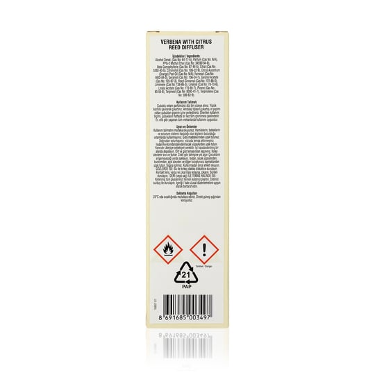 Verbena Citrus Çubuklu Oda Kokusu 50 ml