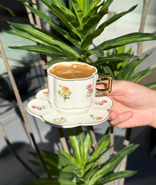  6lı April Kahve Fincanı Seti 90cc 