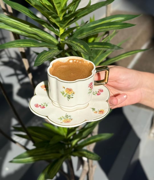  6lı April Kahve Fincanı Seti 90cc 