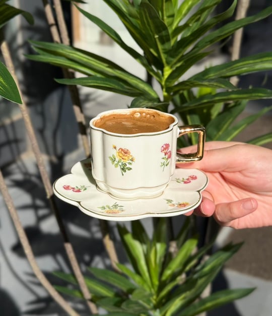  6lı April Kahve Fincanı Seti 90cc 