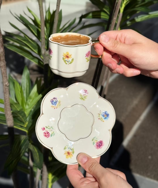  6lı Summer Kahve Fincanı Seti 90cc 