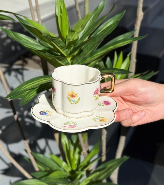  6lı Summer Kahve Fincanı Seti 90cc 
