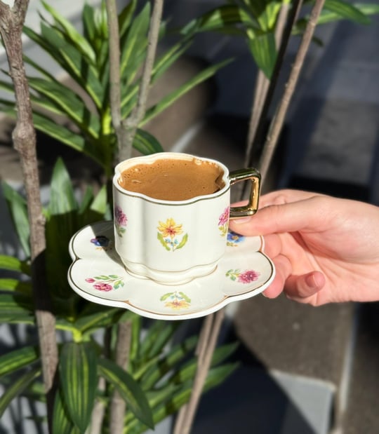  6lı Summer Kahve Fincanı Seti 90cc 
