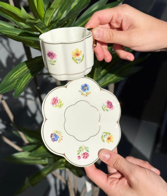  6lı Summer Kahve Fincanı Seti 90cc 