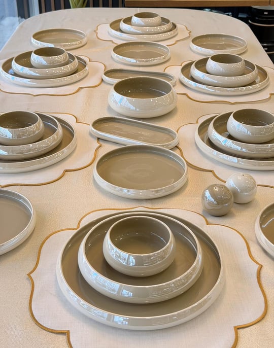 29 Parça 6 Kişilik Bianco Pearl Porselen Yemek Takımı