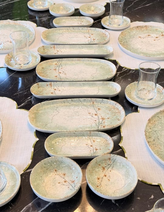 29 Parça Herb Porselen Kahvaltı Takımı 